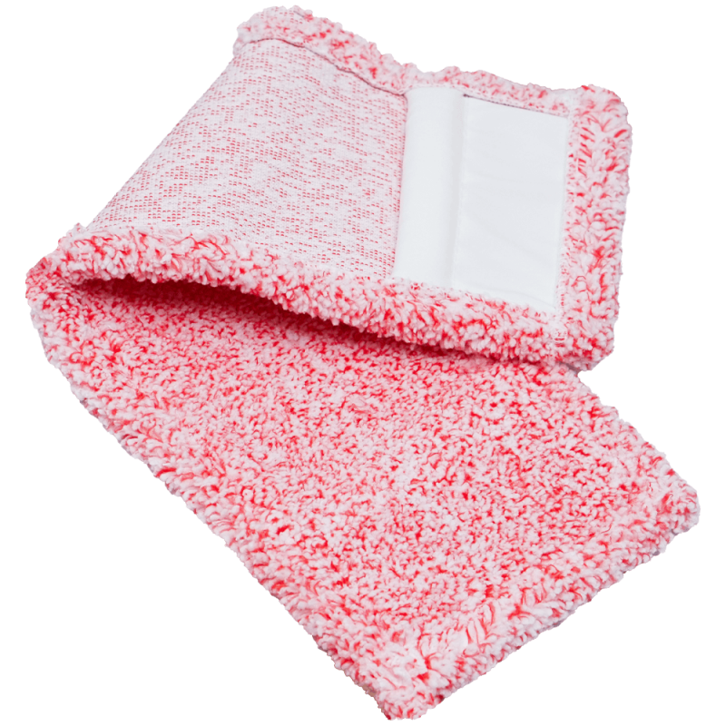 Rezerva mop plat microfibra 46x16 cm profesionala rosu Okerman